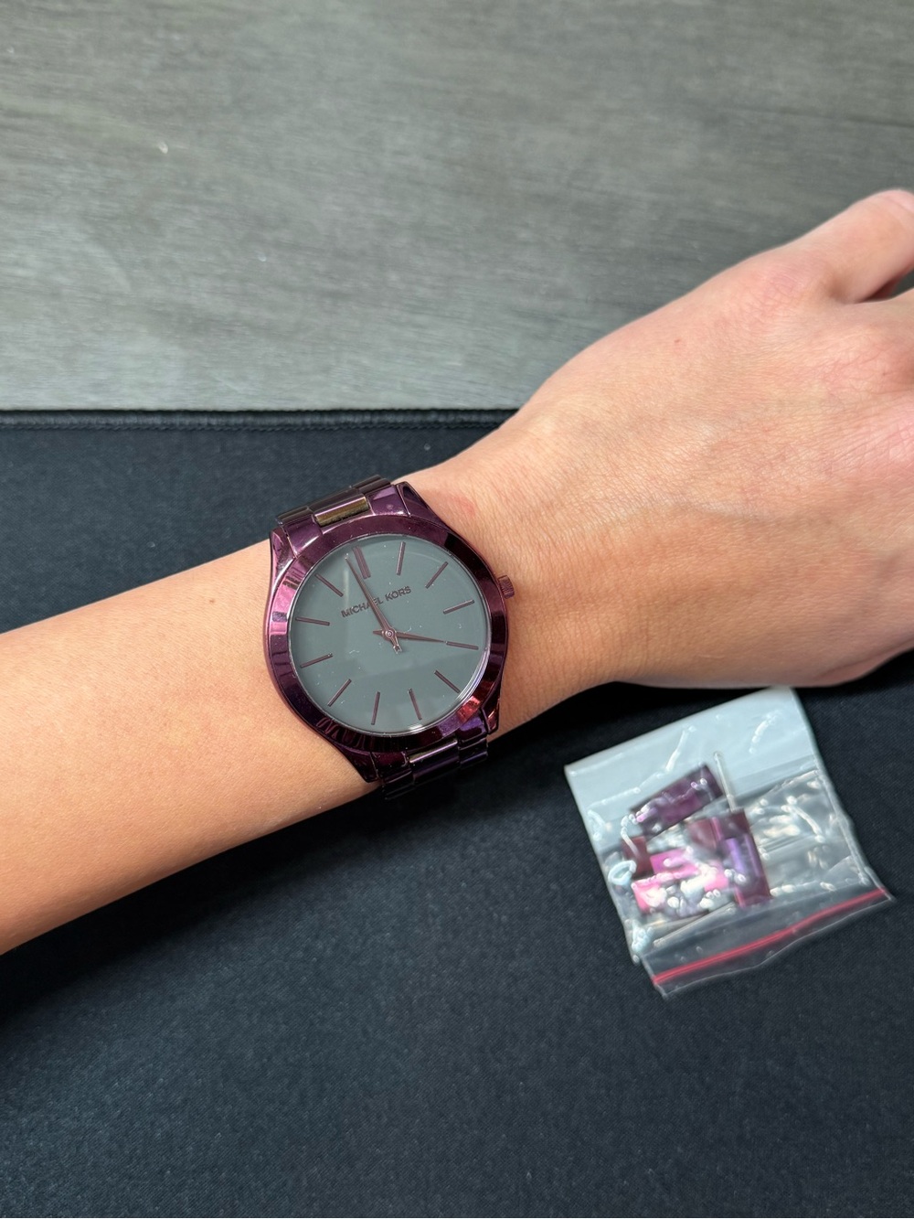 Michael Kors - Purple Stainless Steel Women’s Watch - Minimal Dial